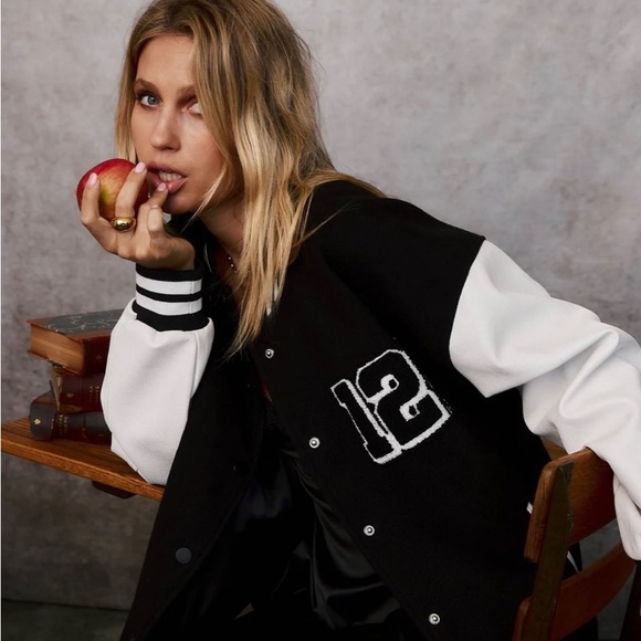 NWOT 🌟12th Tribe Letterman Jacket - Picture 8 of 13